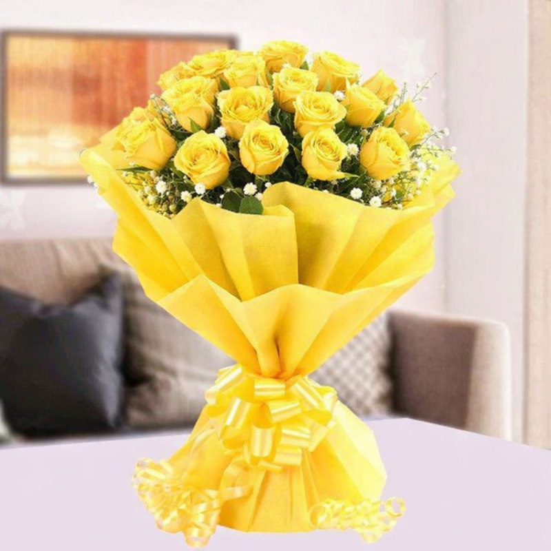 Sunshine Bliss Rose Bouquet
