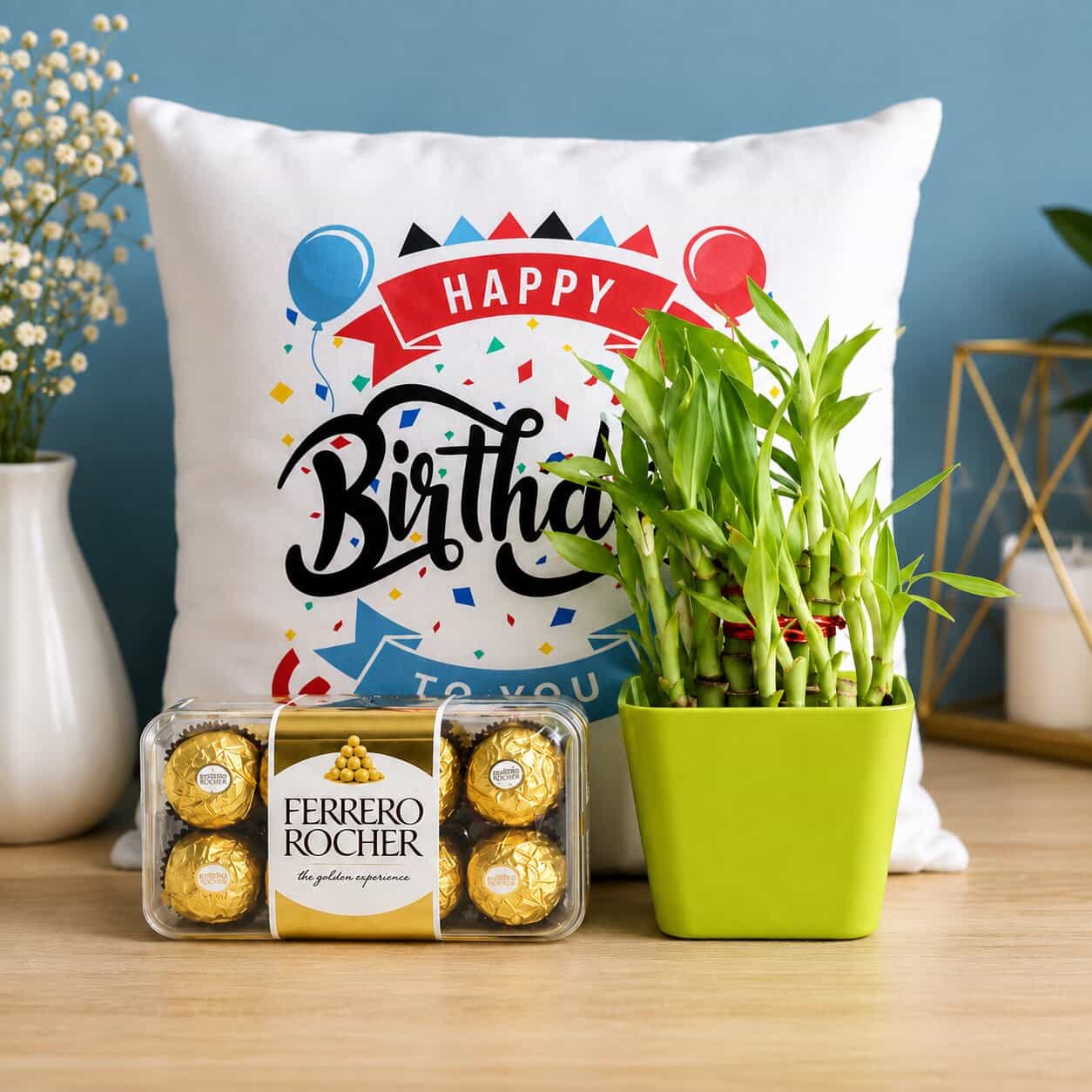 Lucky Bamboo Birthday Gift Hamper