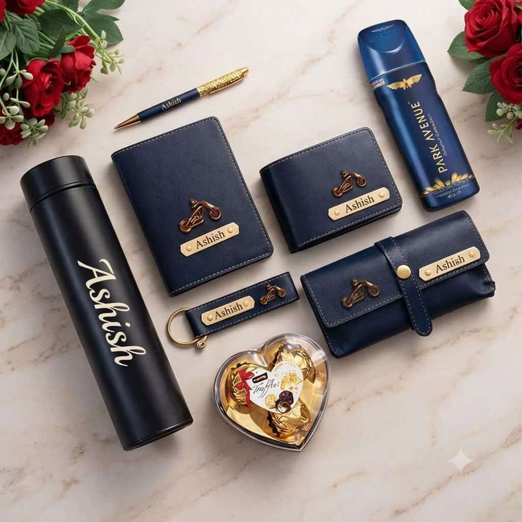 Personalized Luxury Gift Hamper for Men with Perfume