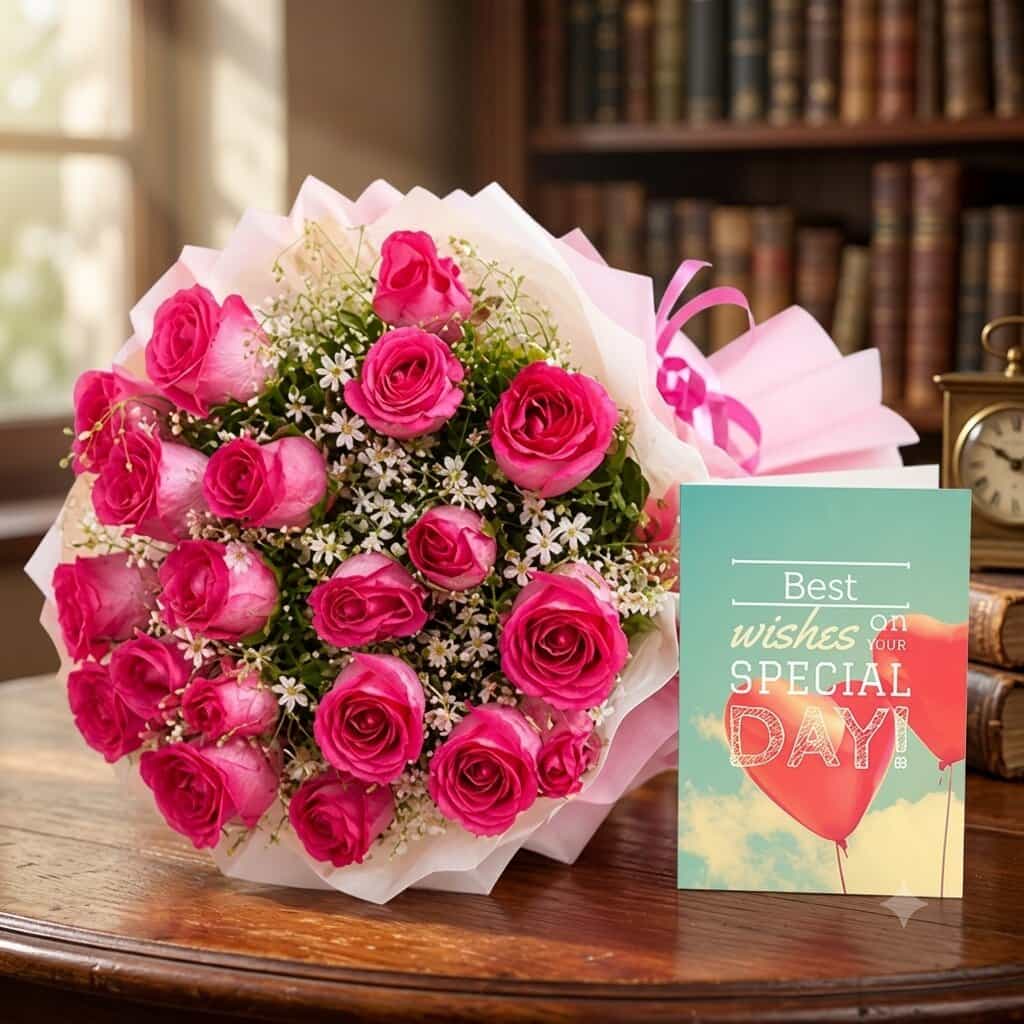 Warm Wishes Pink Rose Collection