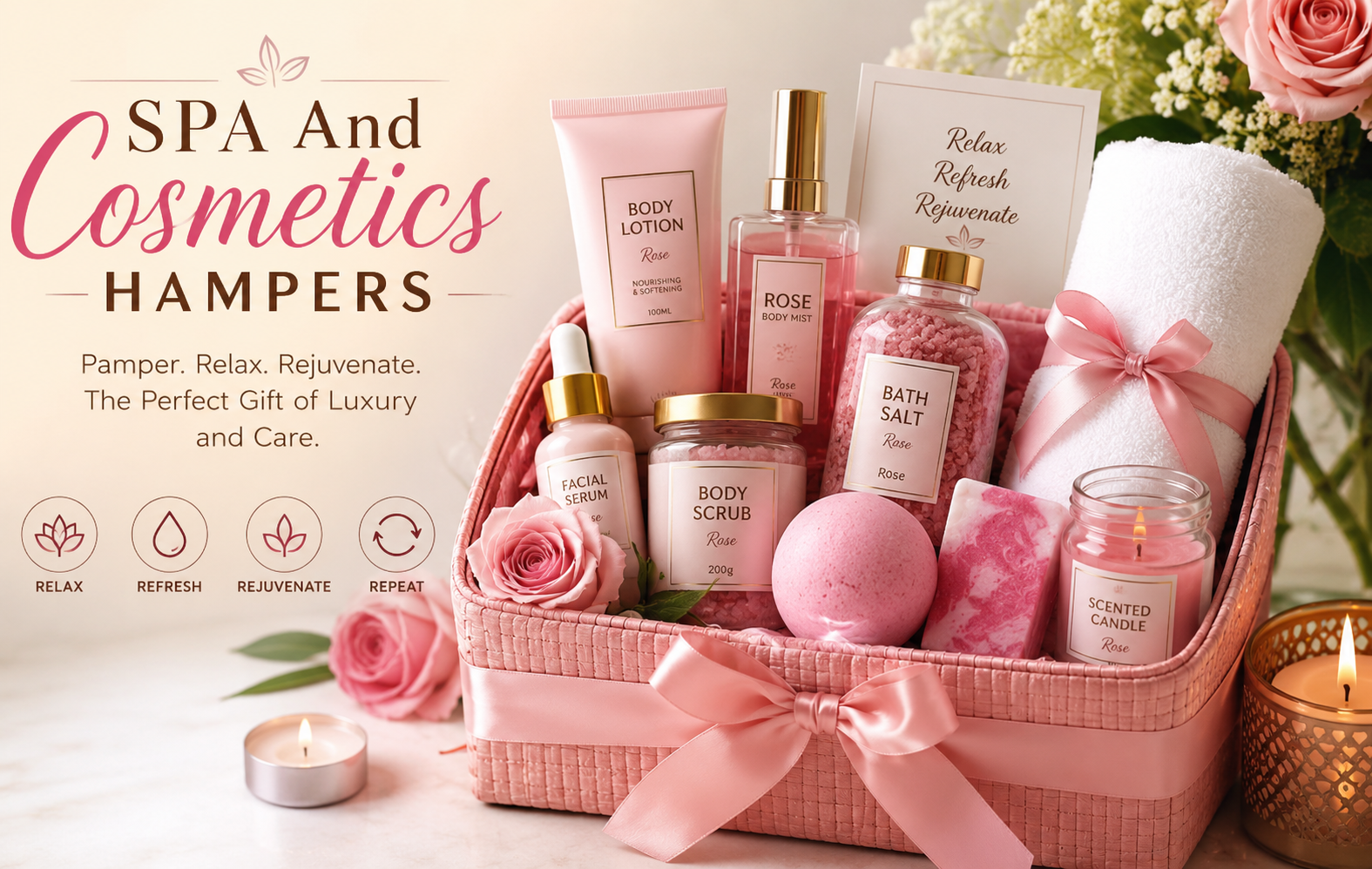 SPA And Cosmetics Hampers